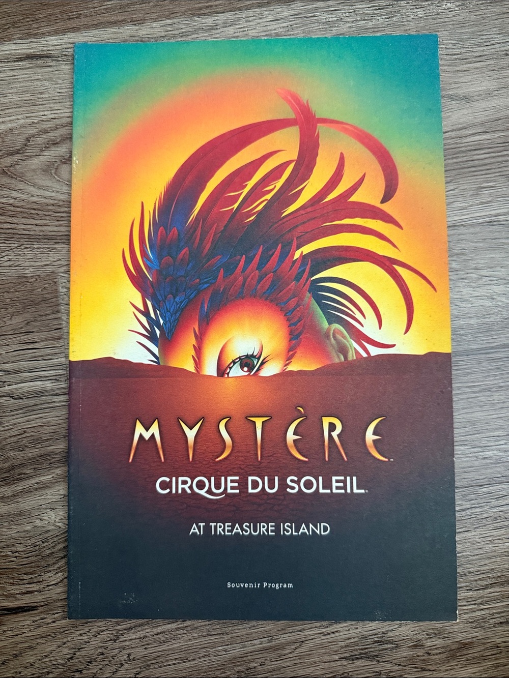 VTG Cirque du Soleil Mystère Treasure Island Las Vegas Souvenir Program Booklet
